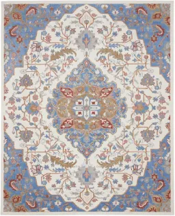 Ivory/Blue color
