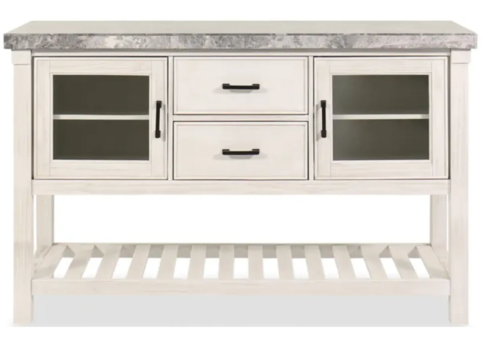 Canova Gray Marble Top Server