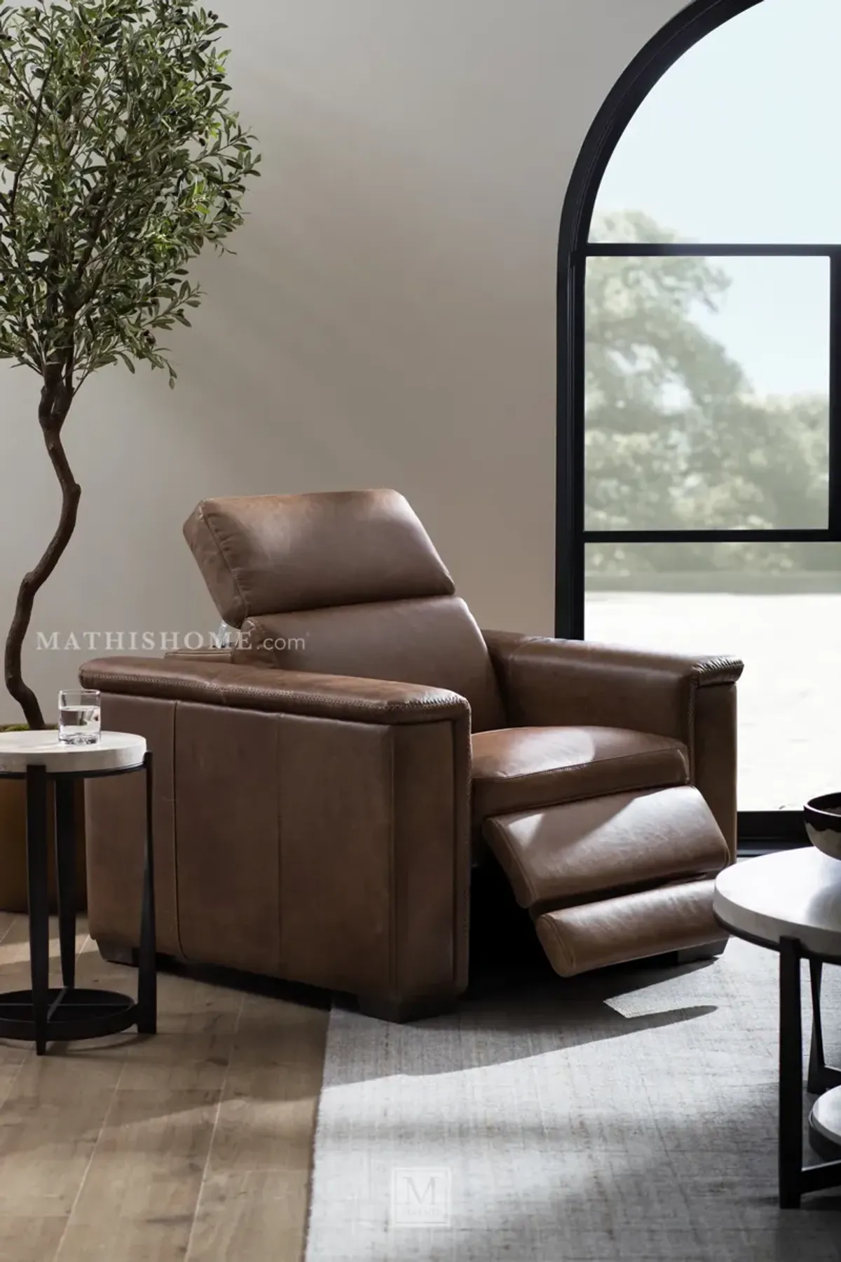 Lioni Leather Power Motion Chair