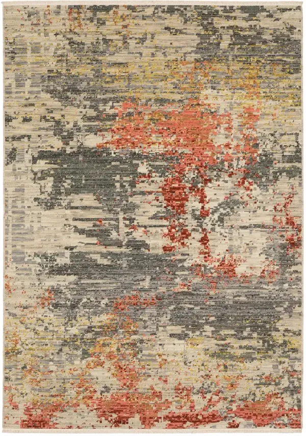 Soleri 6'7" x 9'6" Beige Rug