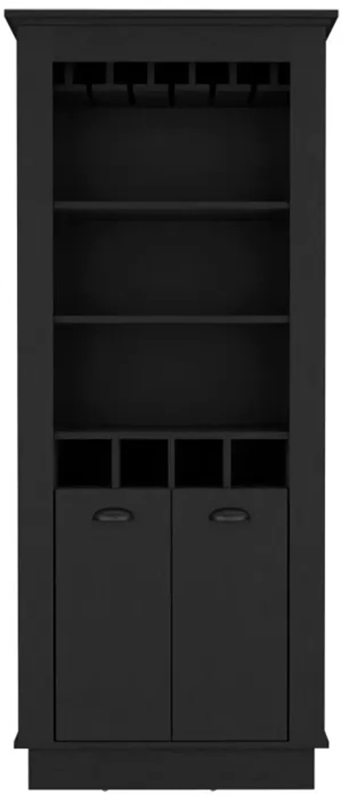 Bar Cabinet Provo, Living Room, Black