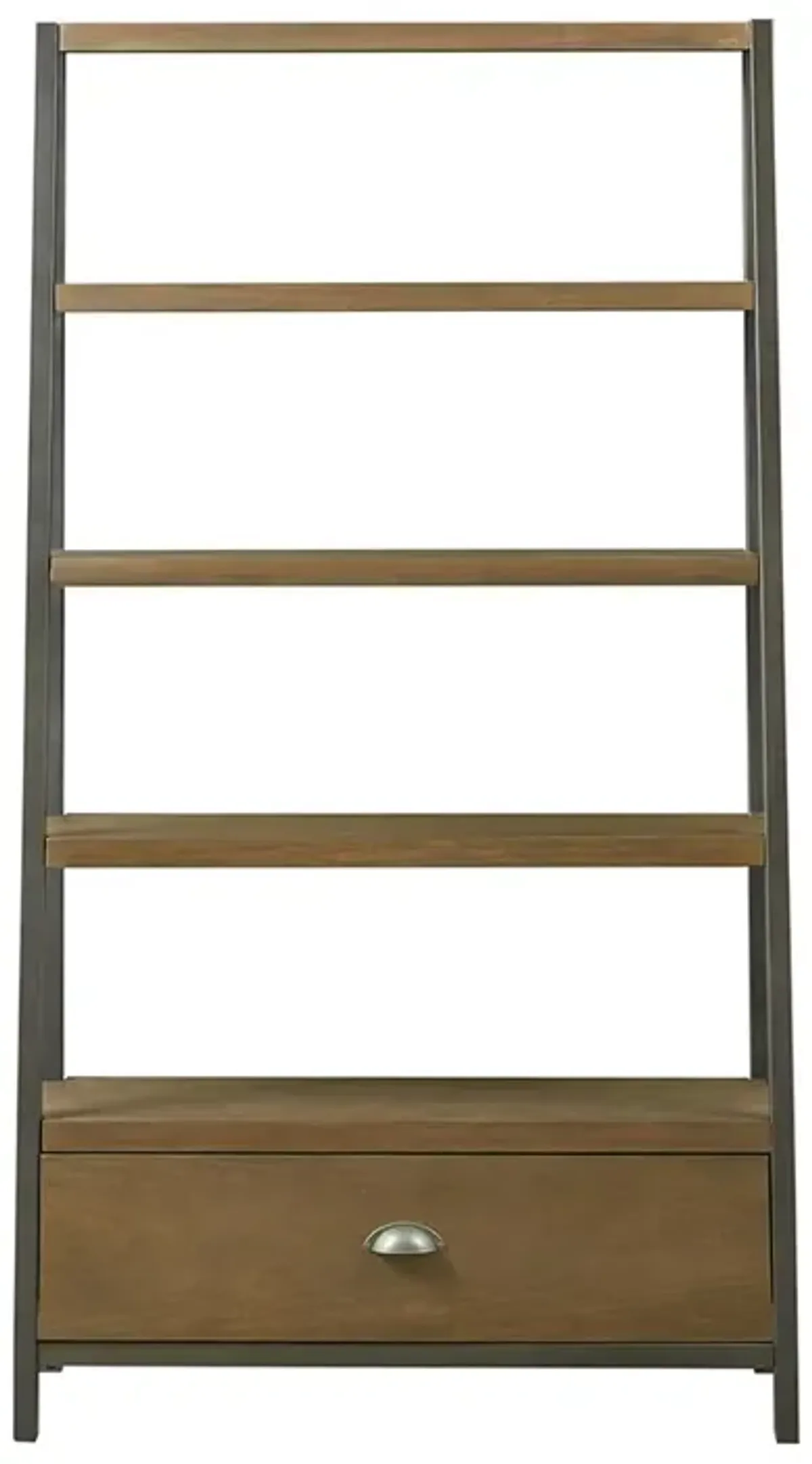Gracie Mills Abbey Industrial Style Ladder Bookcase