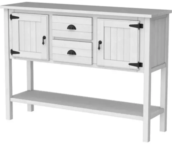 Solid Wood Sofa Table with Practical Storage Drawers – Functional and Stylish for Your Living Room