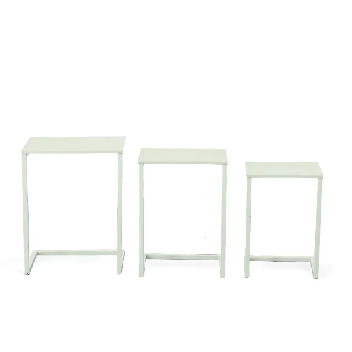 Carolina Living Addison Nesting Table Set - White