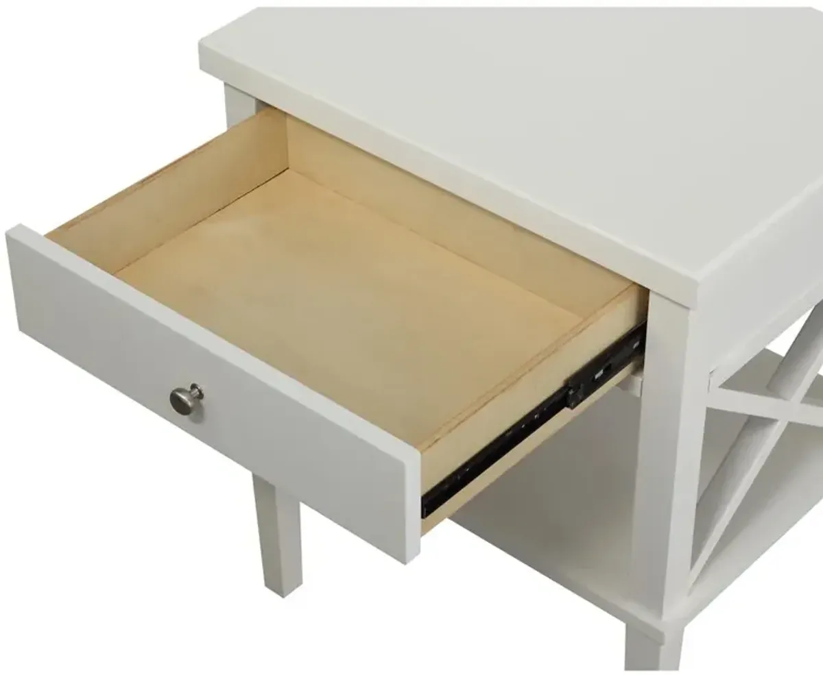 Marta White Nightstand