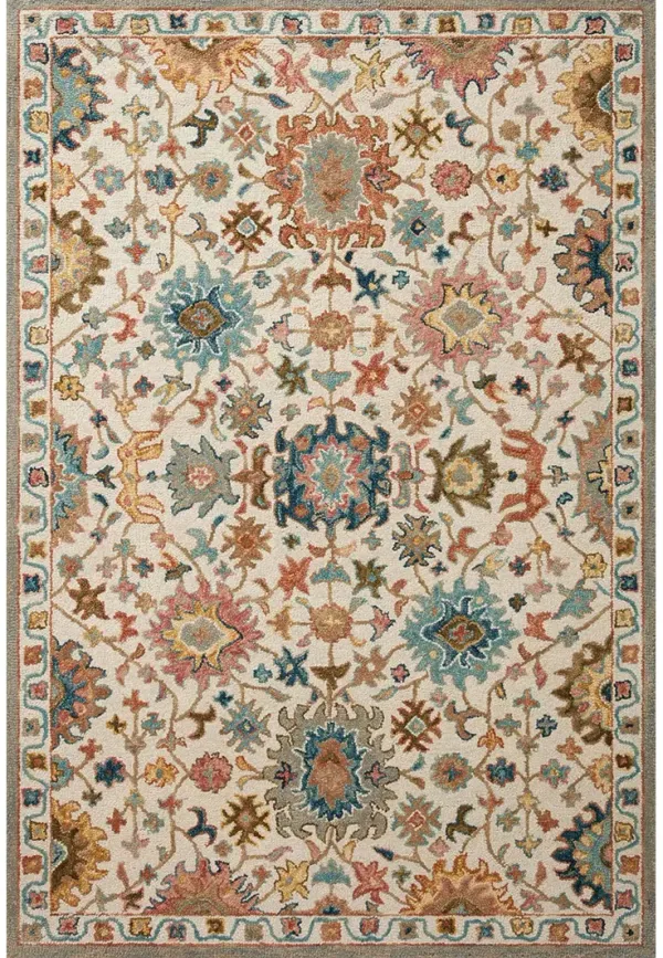 Padma PMA-05 Ivory / Multi 2''6" x 7''6" Rug by