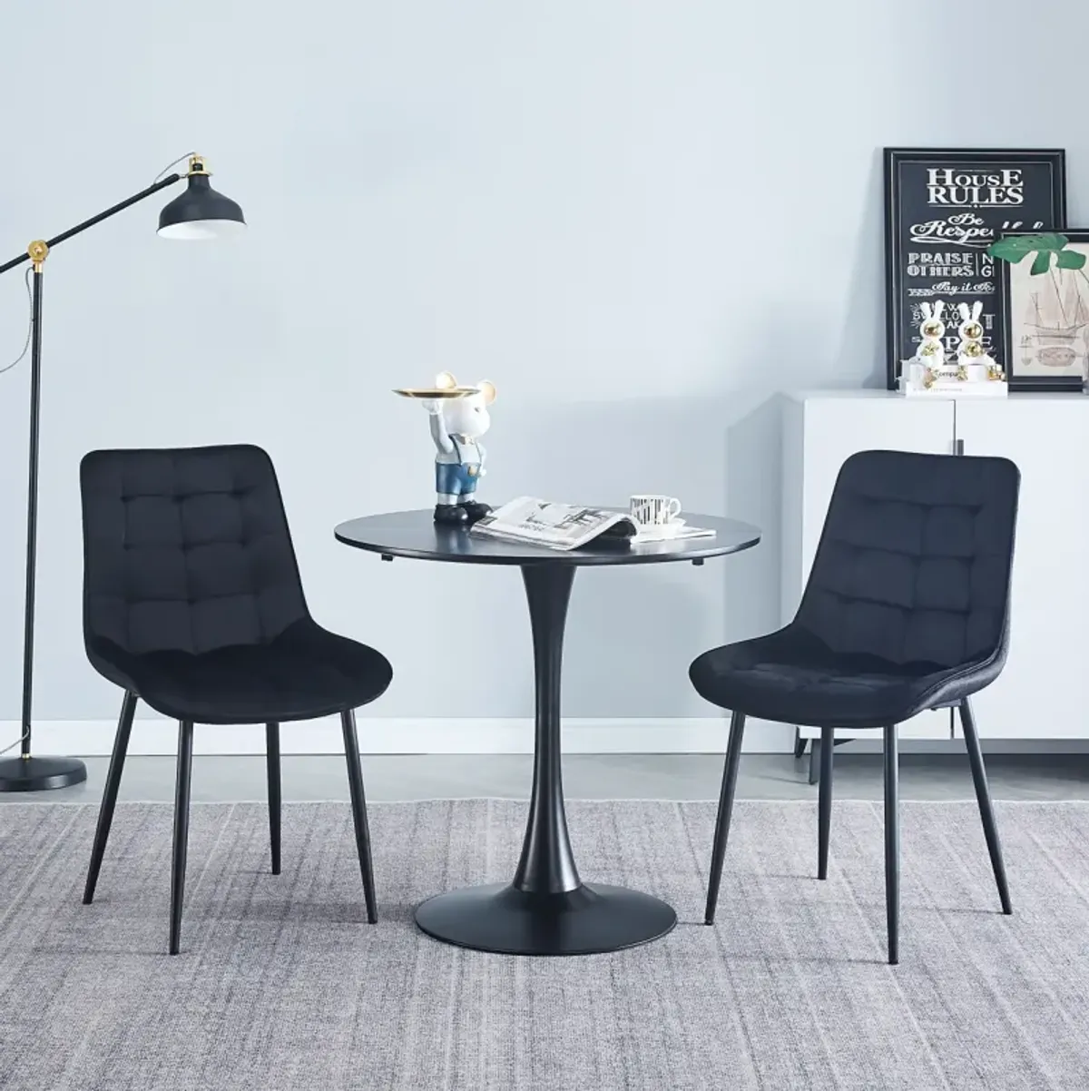 Dining Chair 2 Pieces, Modern Style, New Technology, Suitable For Restaurants, Cafes, Taverns