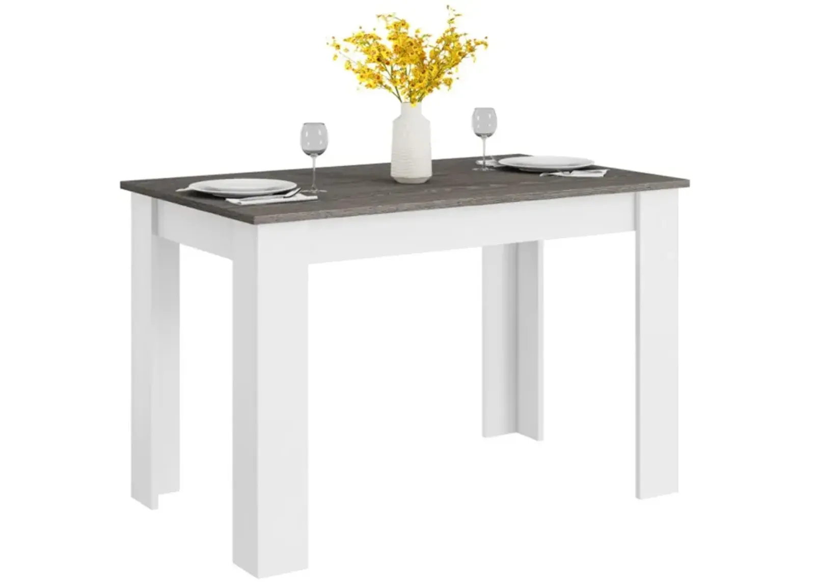 Hivvago 47 Inches Dining Table for Kitchen and Dining Room