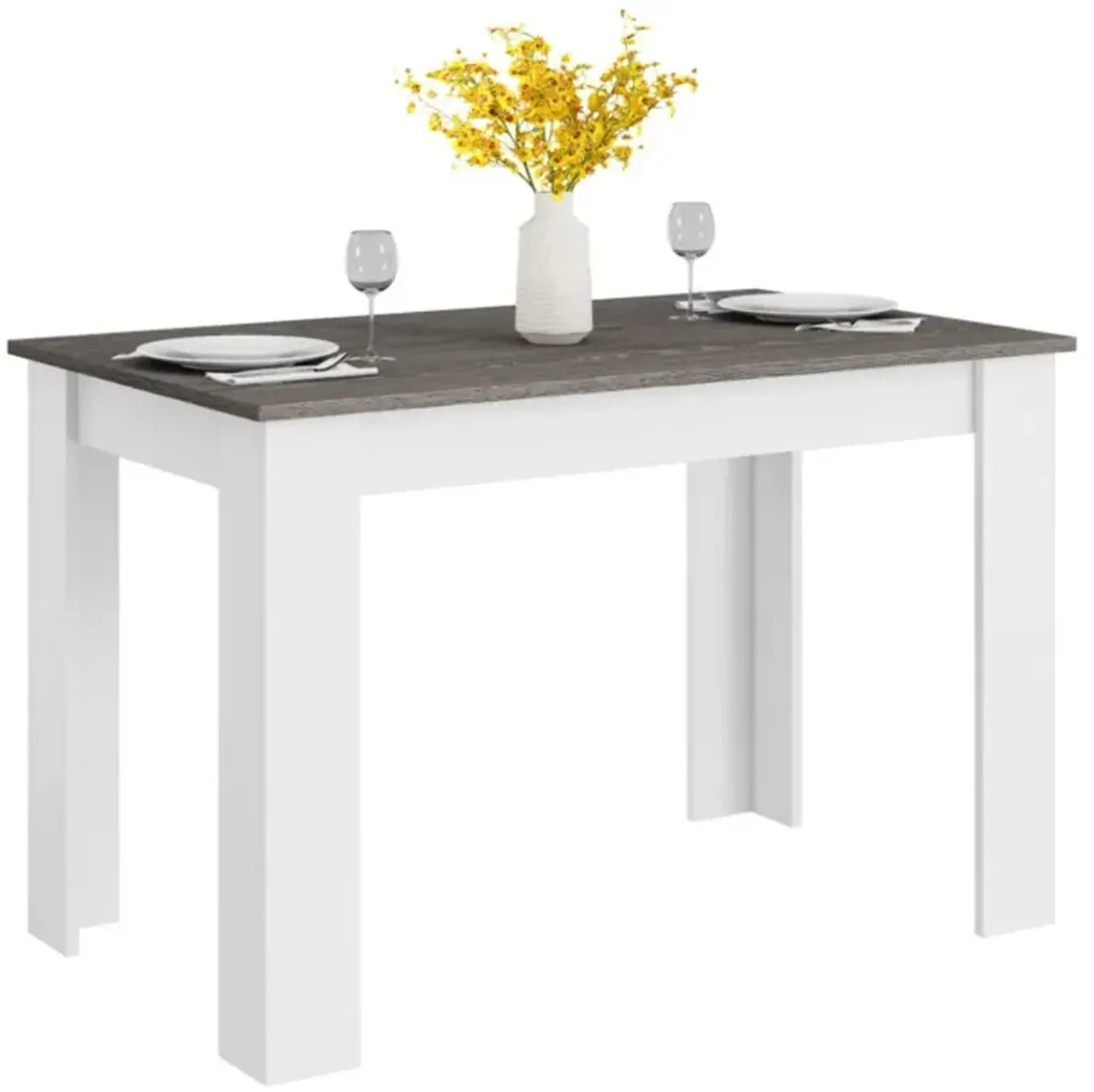 Hivvago 47 Inches Dining Table for Kitchen and Dining Room