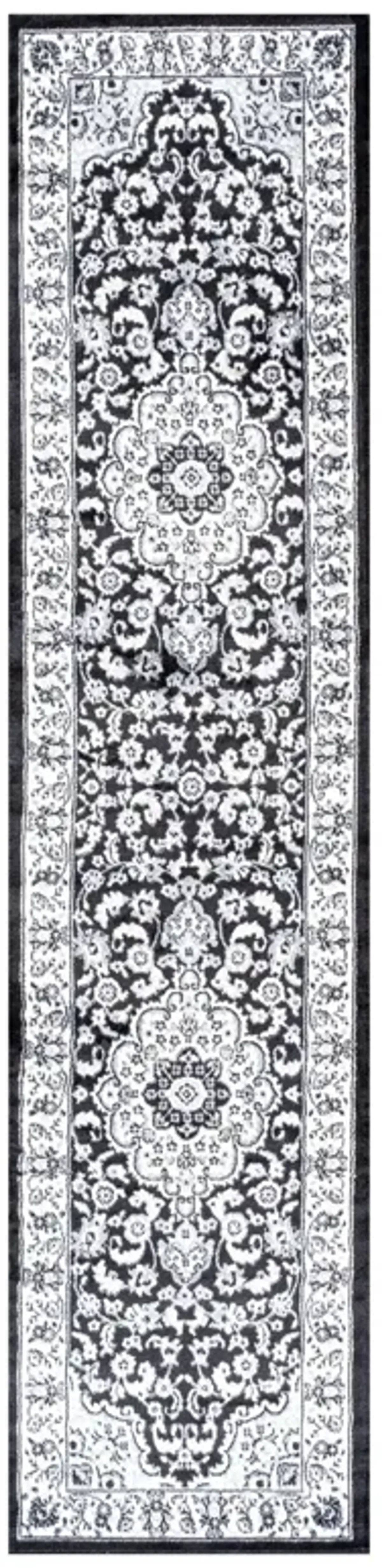 Palmette Modern Persian Floral Area Rug