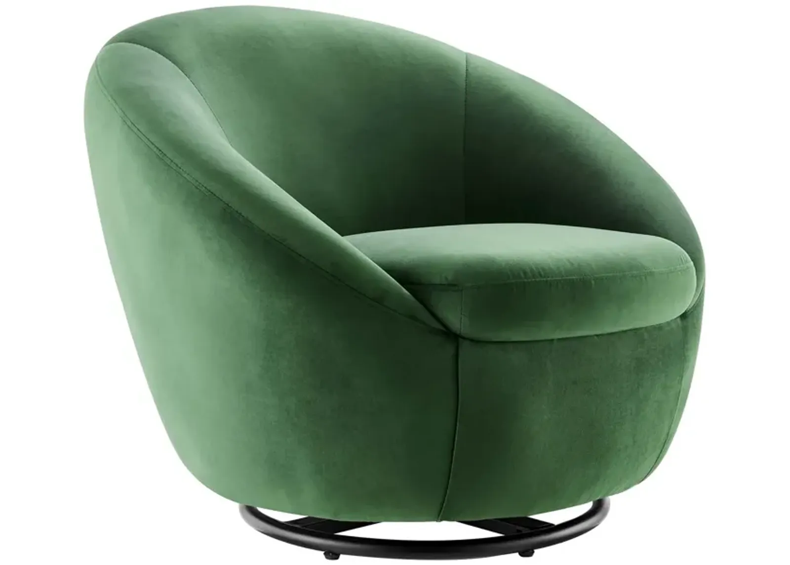 Buttercup Performance Velvet Swivel Chair