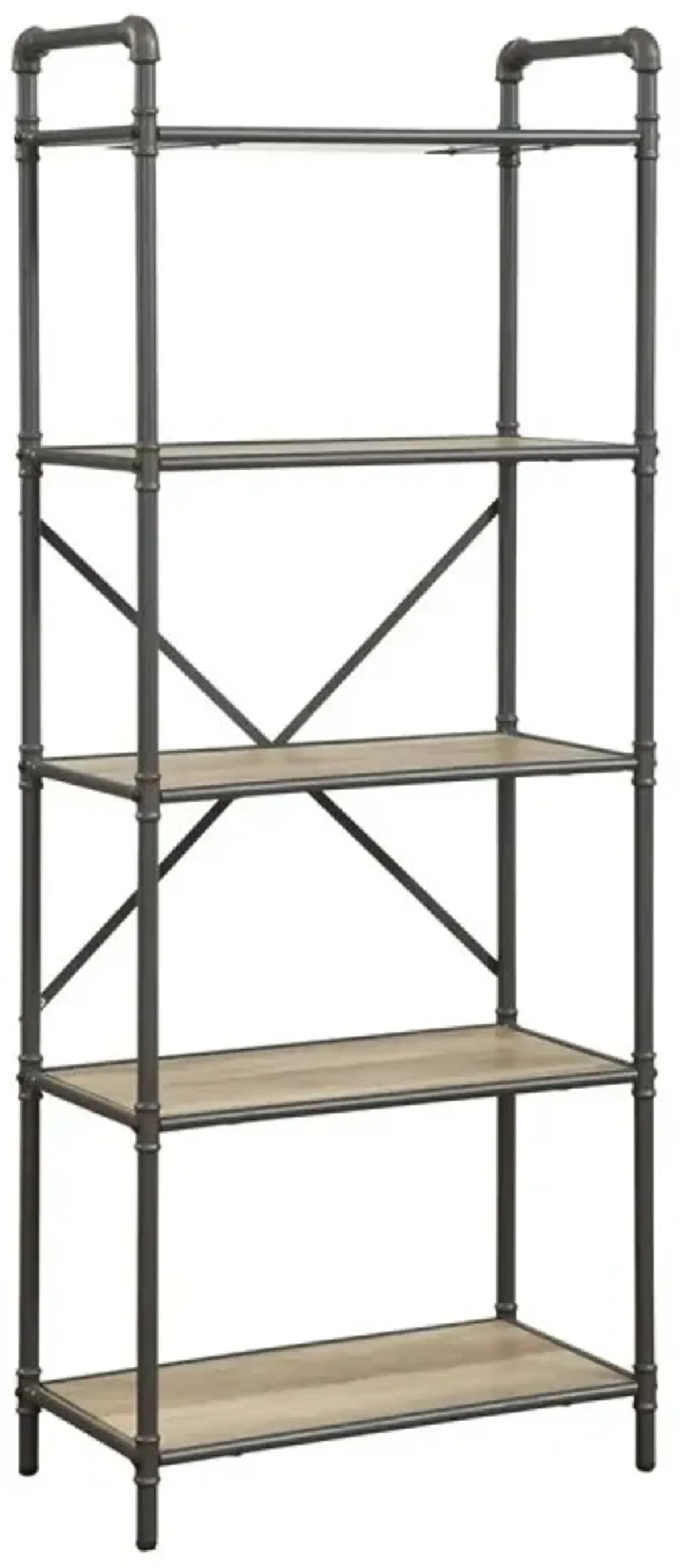 Itzel Bookshelf In Oak & Sandy