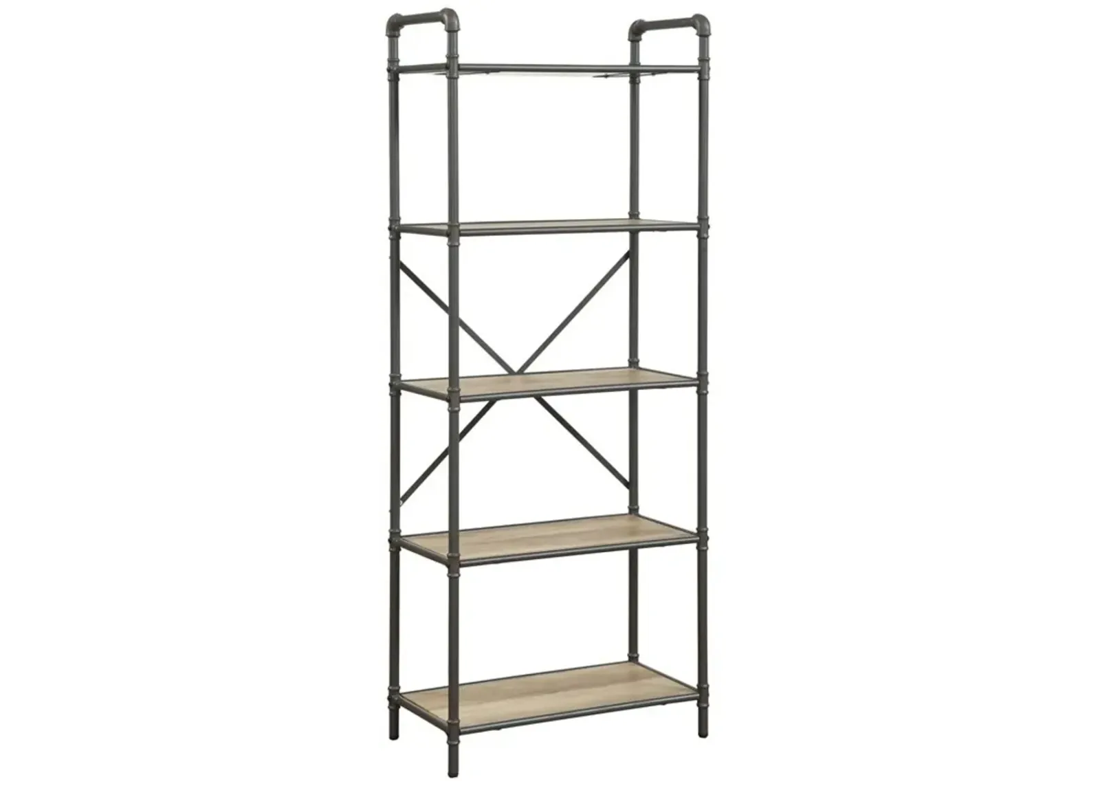 Itzel Bookshelf In Oak & Sandy