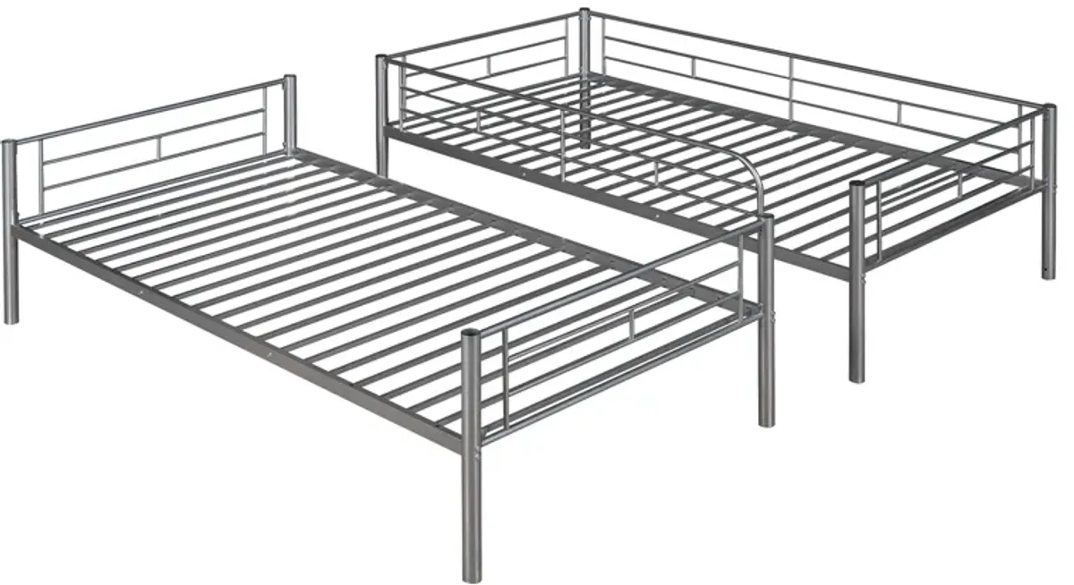 Merax Twin Over Twin Metal Bunk Bed