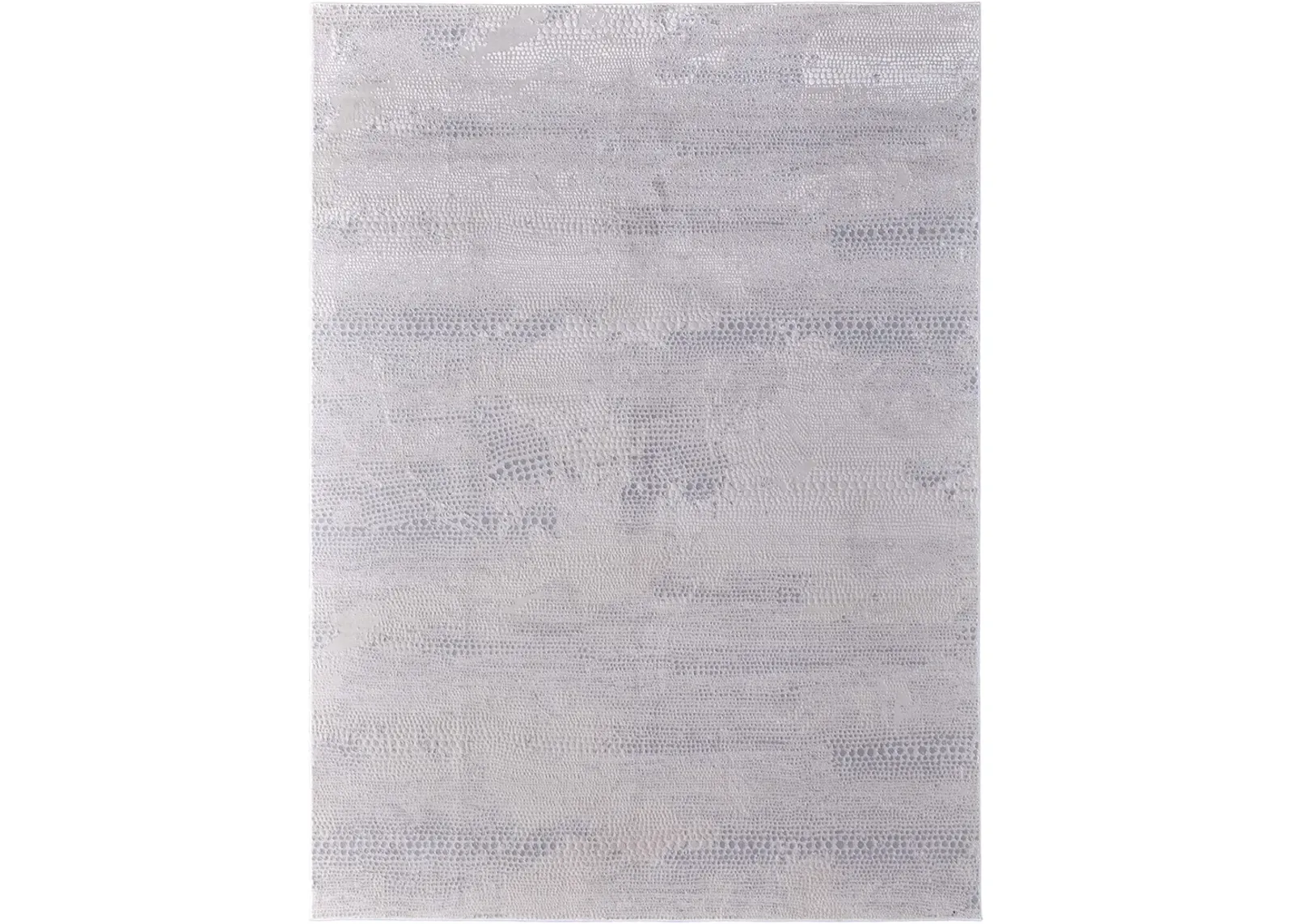 Prasad 39N8F 5' x 8' Ivory/Silver/Gray Rug