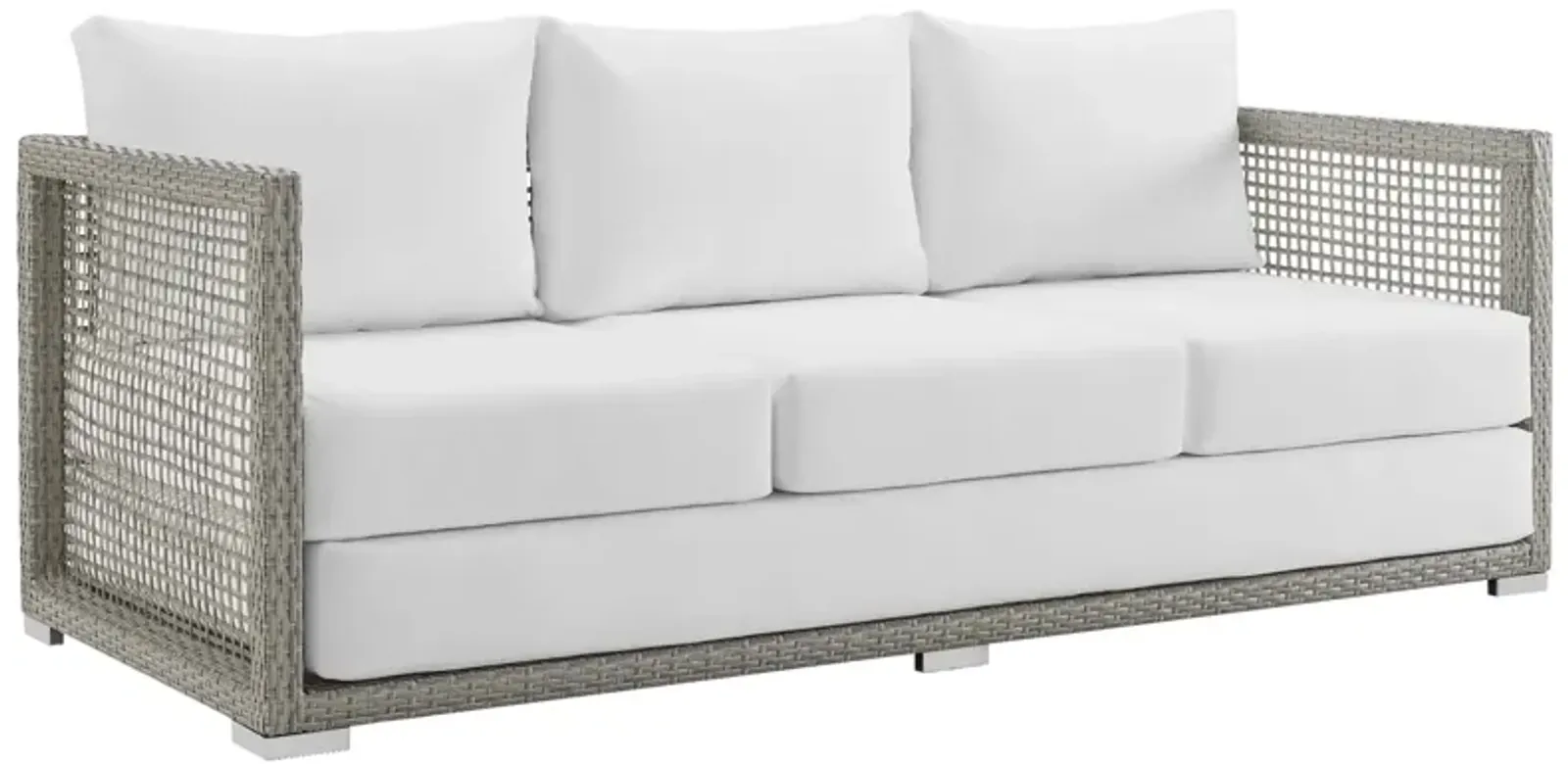 Modway - Aura Outdoor Patio Wicker Rattan Sofa