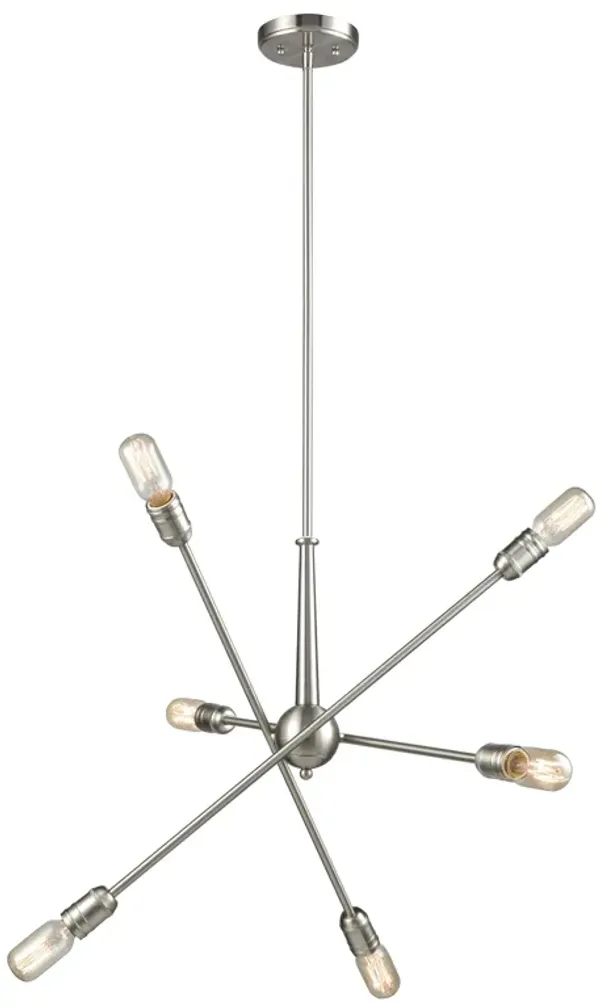 Delphine 28'' Wide 6-Light Chandelier