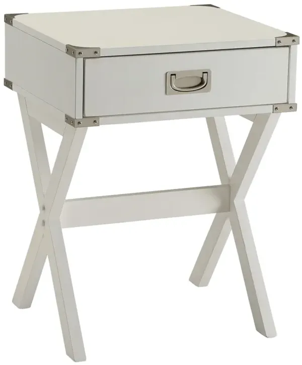 ACME Babs Accent Table, White