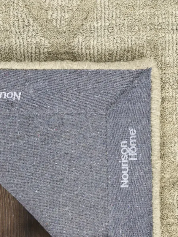 Wool Haven WOH01 Sage 3'9" x 5'9" Rug