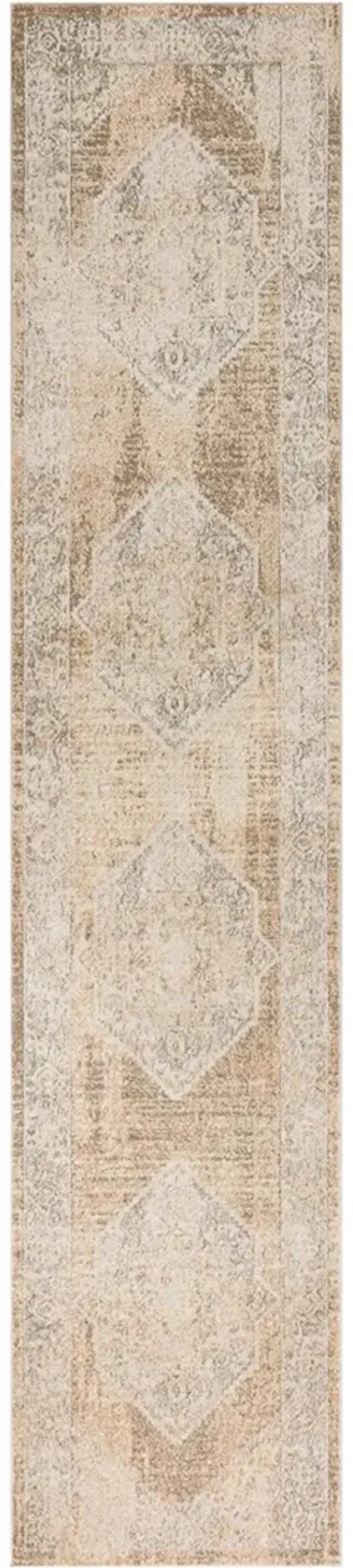 Astra Machine Washable ASW13 Beige 2'2" x 10' Rug