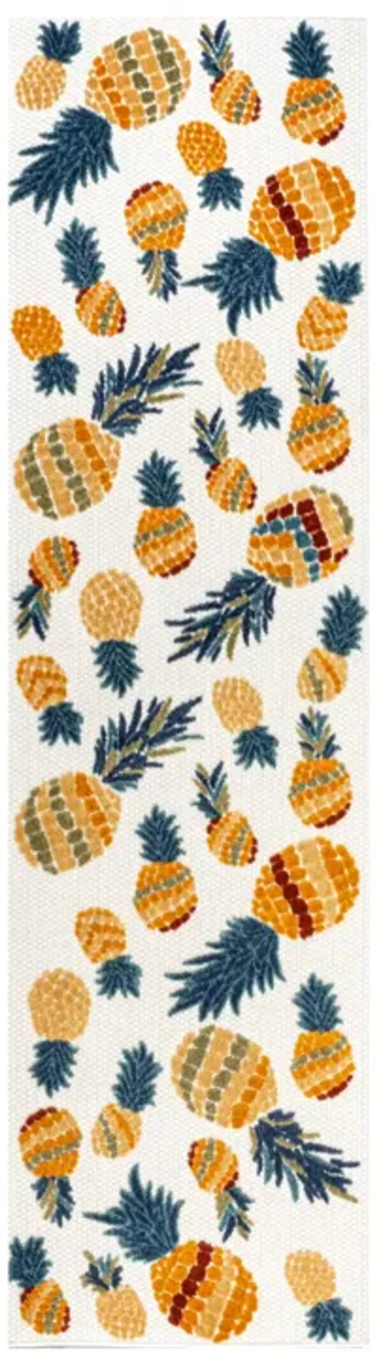 Ananas Bold Pineapple High-Low Indoor/Outdoor Area Rug