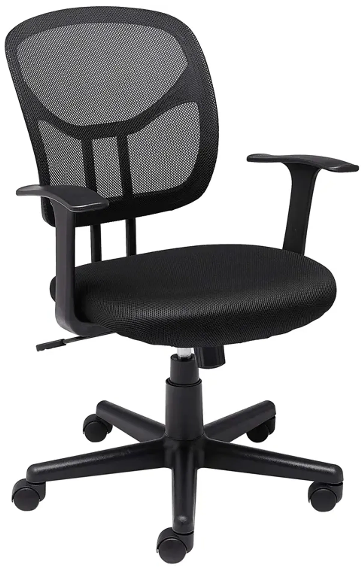 Amazon Basics Mesh Mid-Back Adjustable-Height 360-Degree Swivel Office Desk Chair with Armrests, Lumbar Support and Easy to Asse