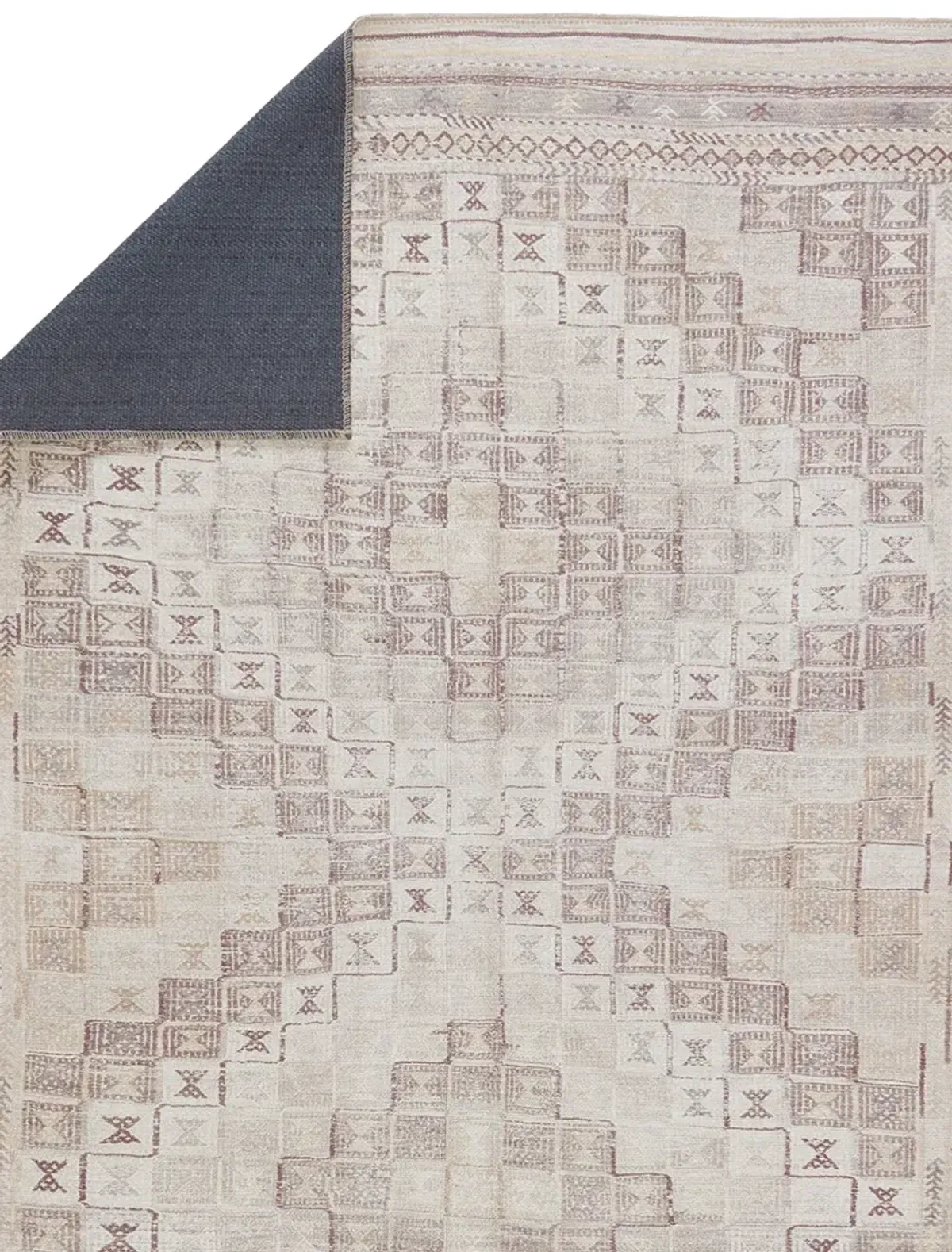 Harman By Katelester Davina Tan/Taupe 2'6" x 10' Runner Rug