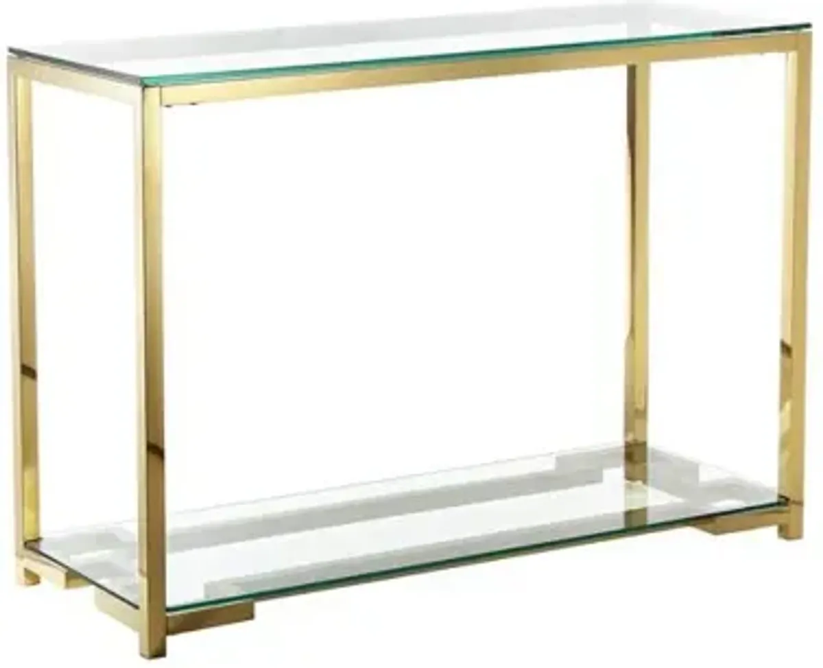 Monica Console Gold