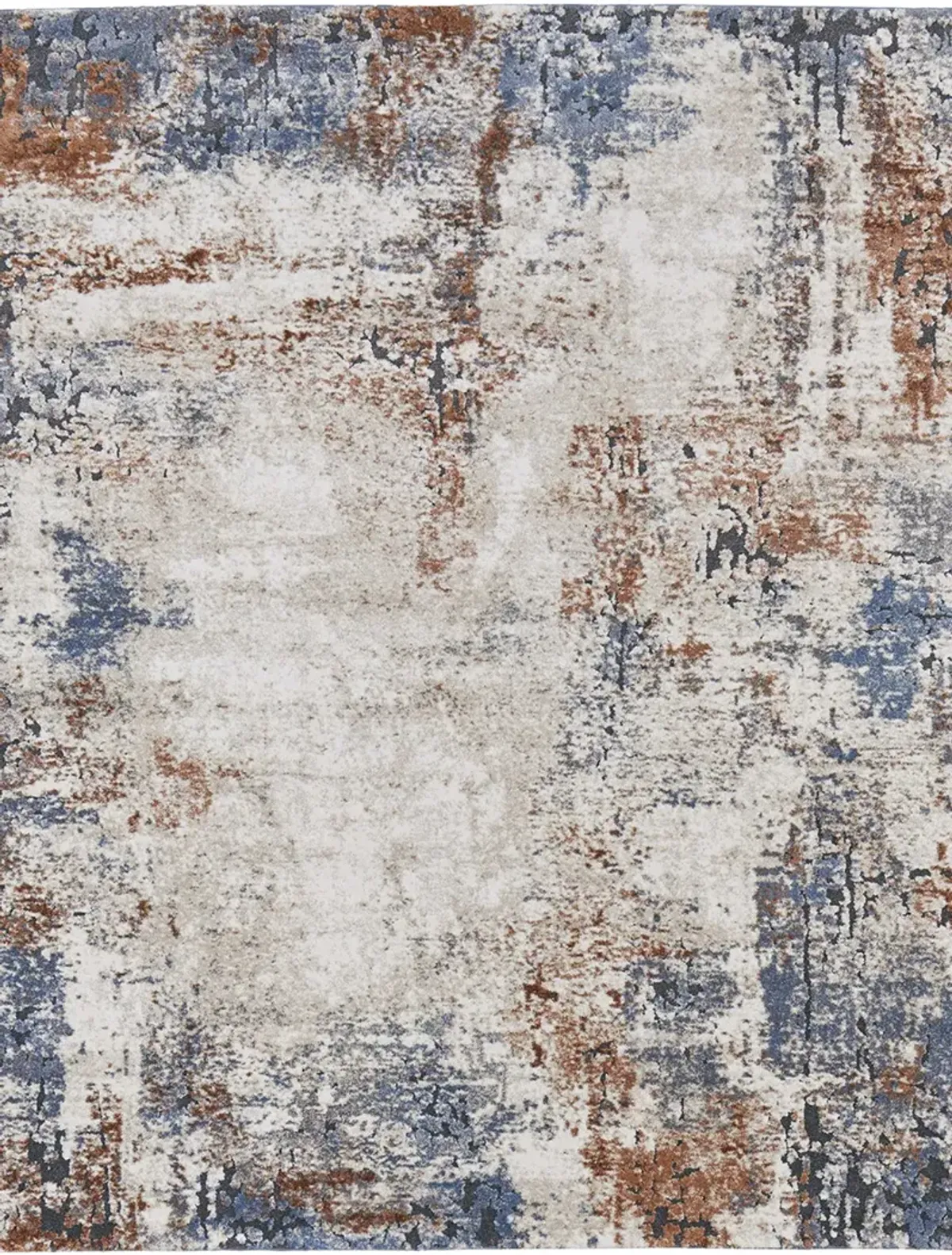 Gilmore 39MNF 2' x 3' Ivory/Blue/Taupe Rug