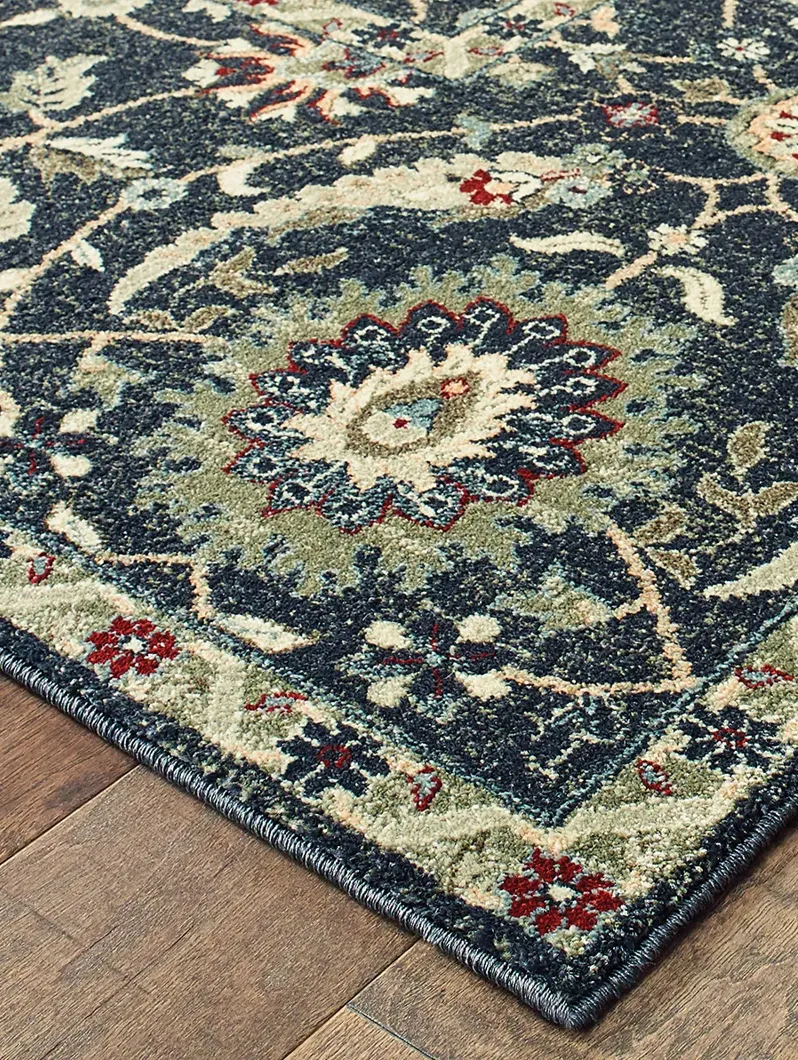 Raleigh 3'10" x 5'5" Navy Rug