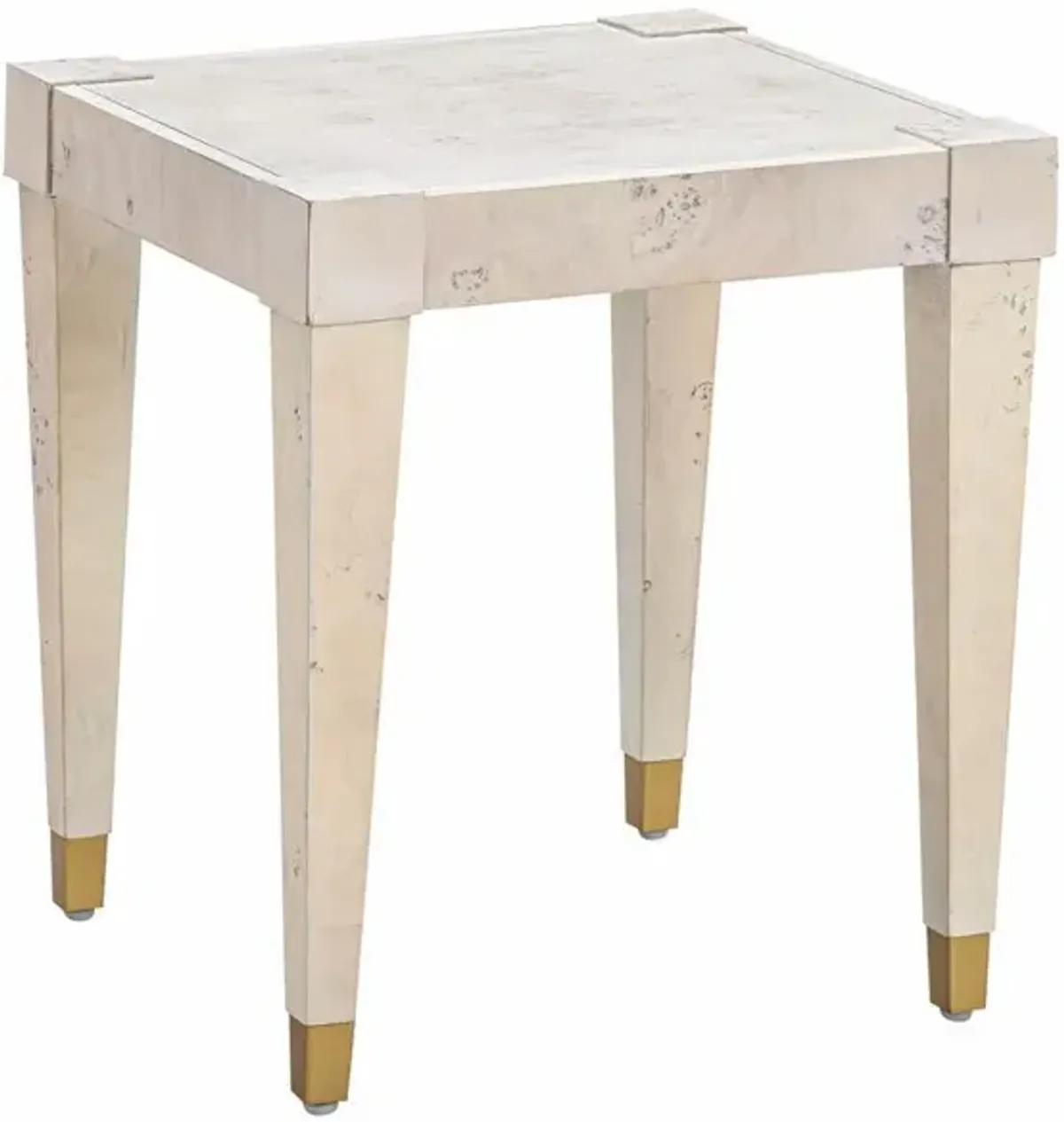 Belen Kox Modern Burl Wood End Table, Belen Kox