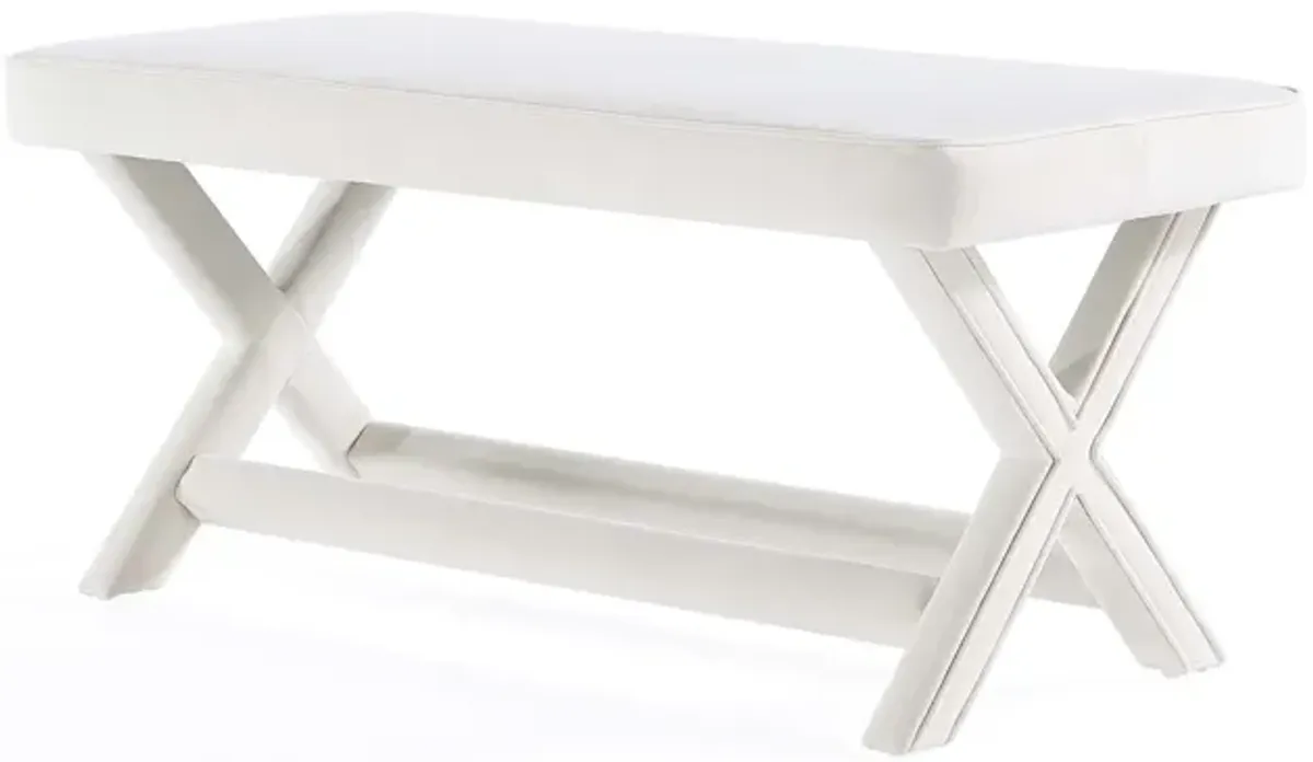 Abigail Cream Double Bench
