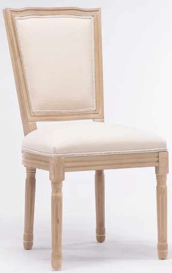 Streamdale Antique French Style Dining Chairs, Set of 2