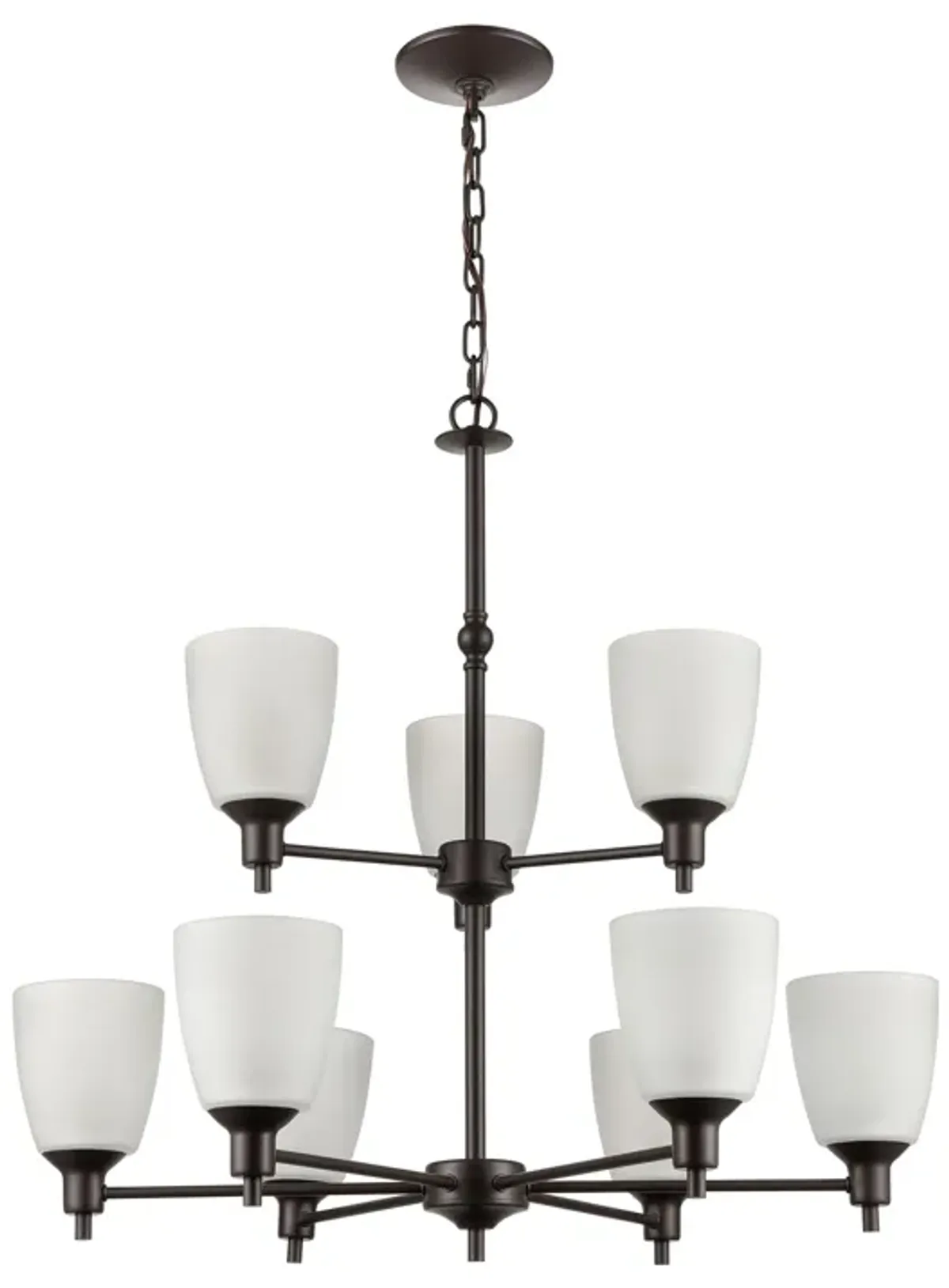 Bronze Jackson 29'' Wide 9-Light Chandelier