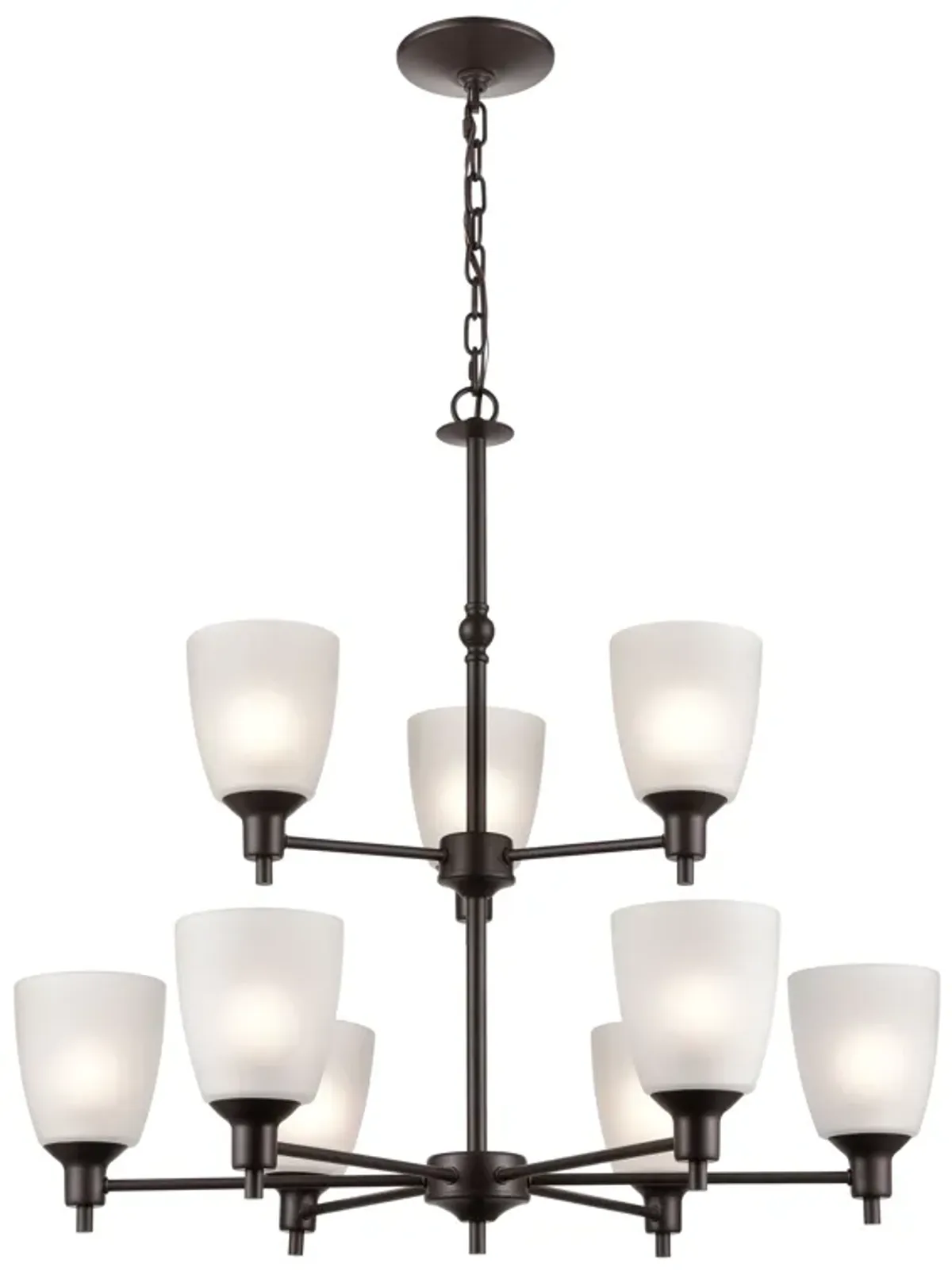 Bronze Jackson 29'' Wide 9-Light Chandelier