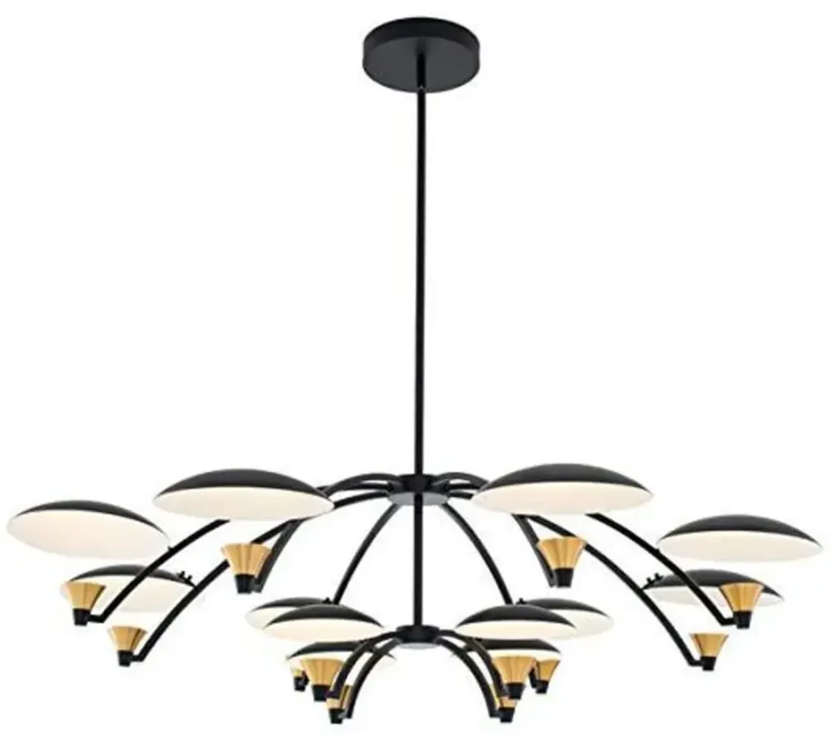 Belen Kox Enchanting Tiers 2-Tier LED Chandelier (4+8 Light), Belen Kox