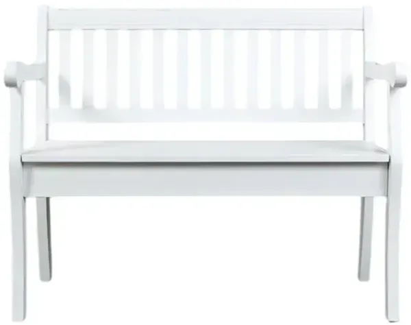 Jofran Artisan's Craft 42 Rustic Farmhouse Distressed Solid Wood Storage Bench