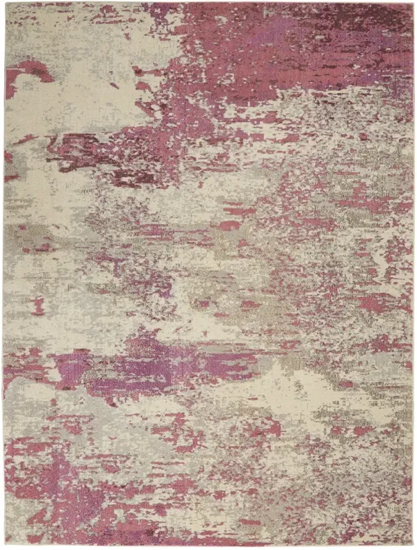 Celestial CES02 Ivory/Pink 9' x 12' Rug