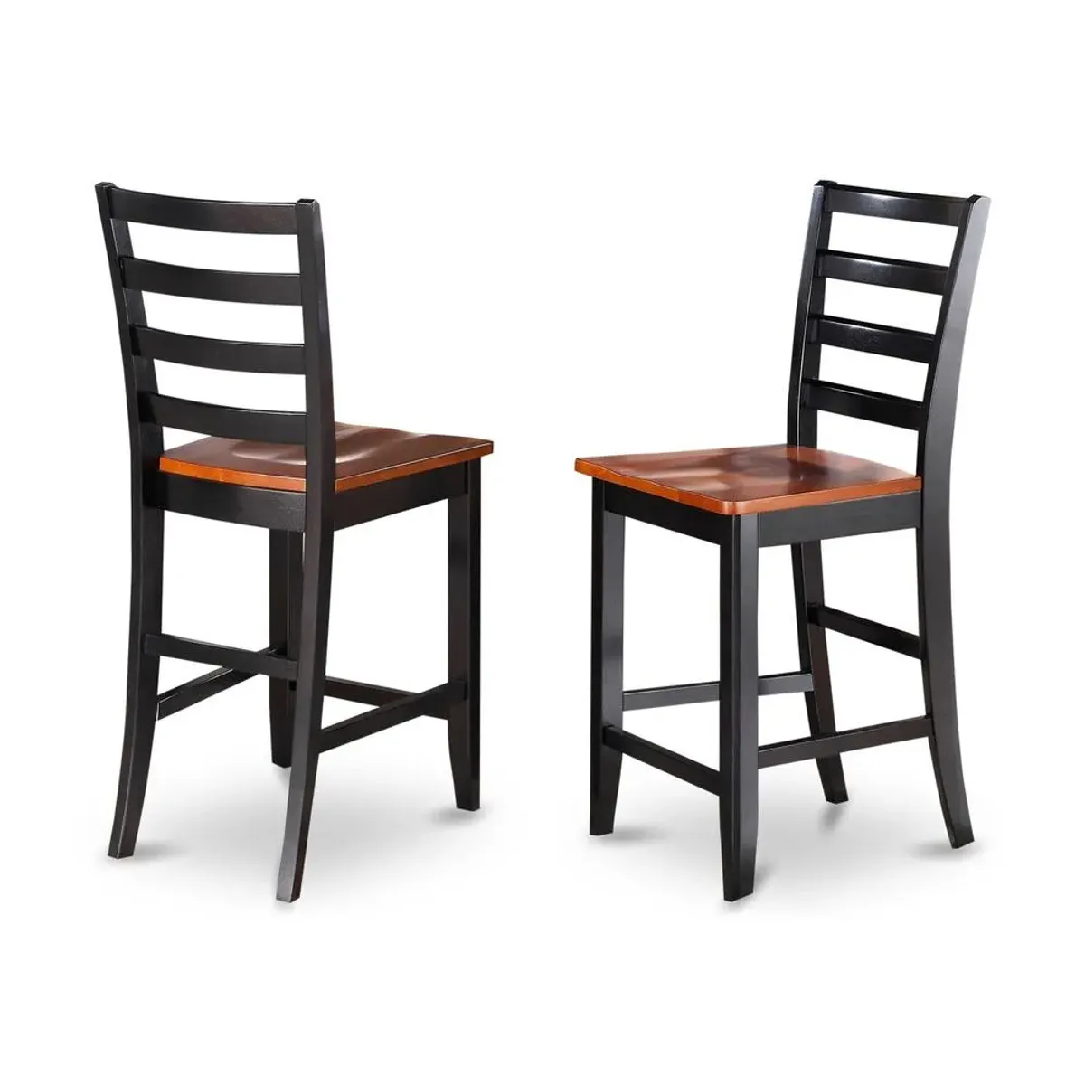 East West Furniture 3  Pc  counter  height  set-pub  Table  and  2  Kitchen  bar  stool