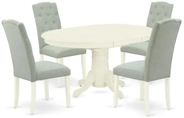 Dining Room Set Linen White