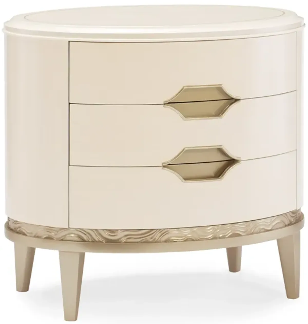 Adela Three-Drawer Nightstand