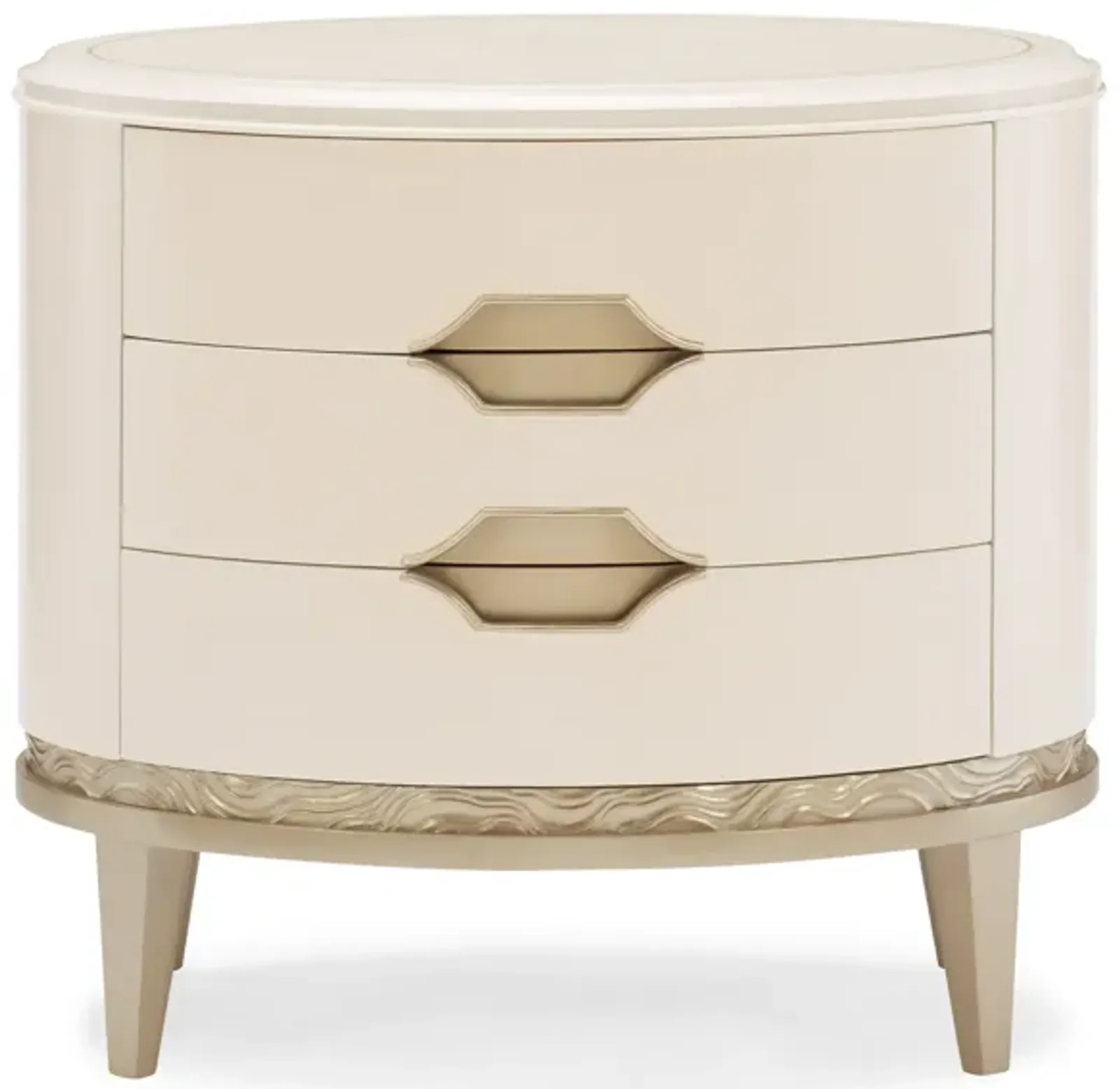 Adela Three-Drawer Nightstand