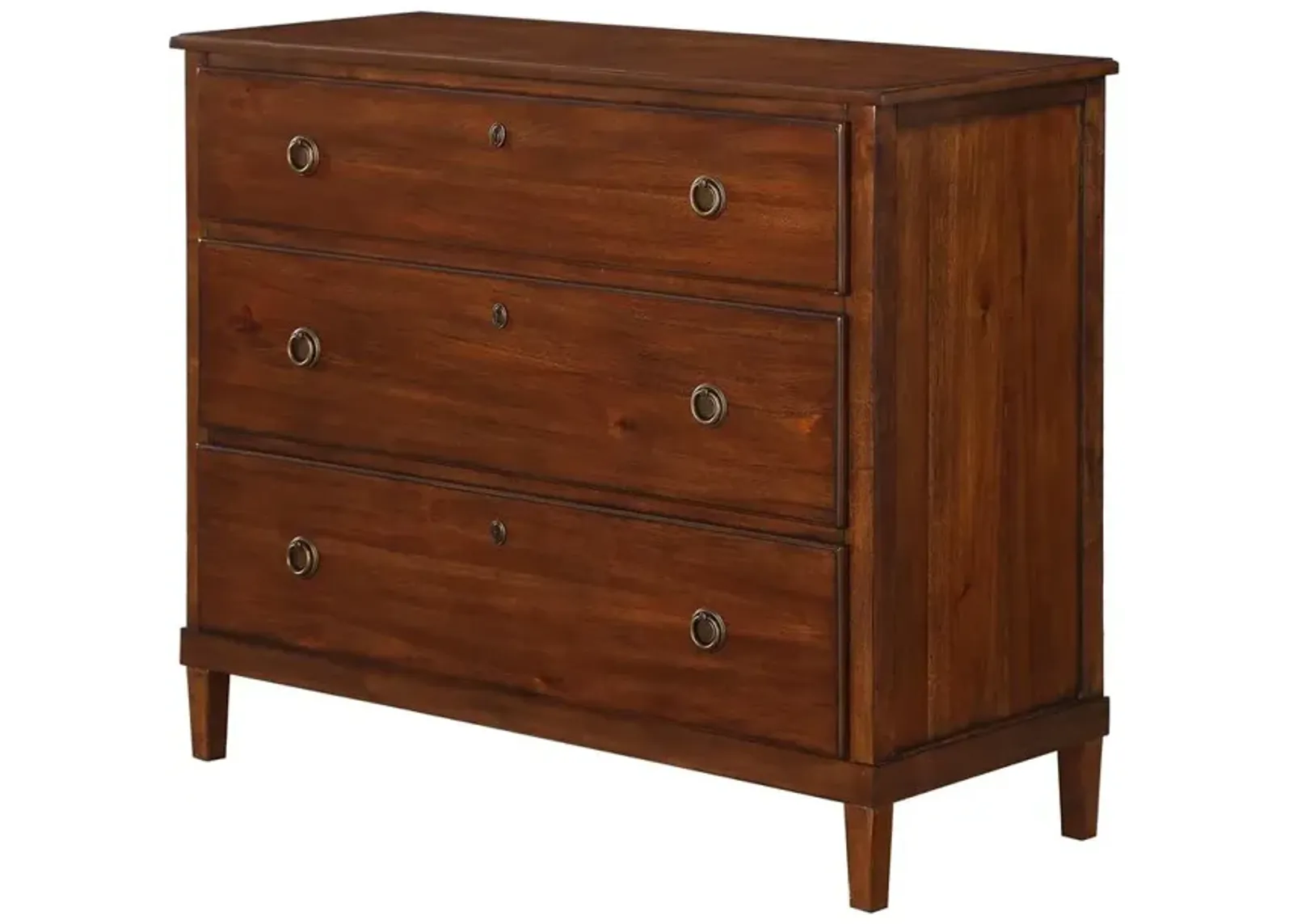 Comfort Pointe Cambridge Brown 3 Drawer Dresser