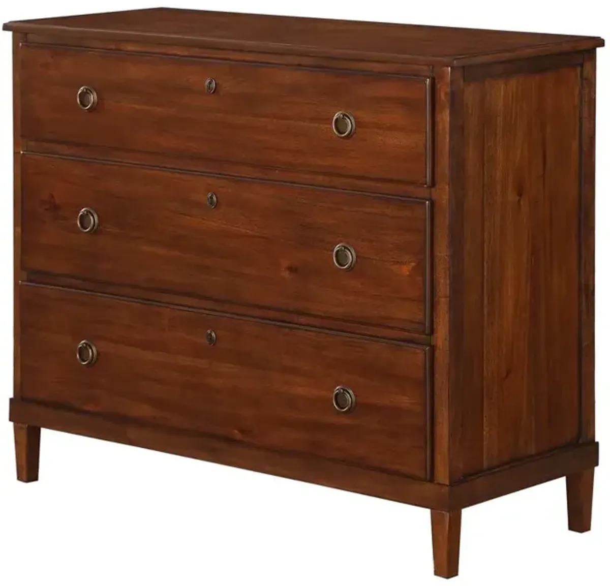 Comfort Pointe Cambridge Brown 3 Drawer Dresser