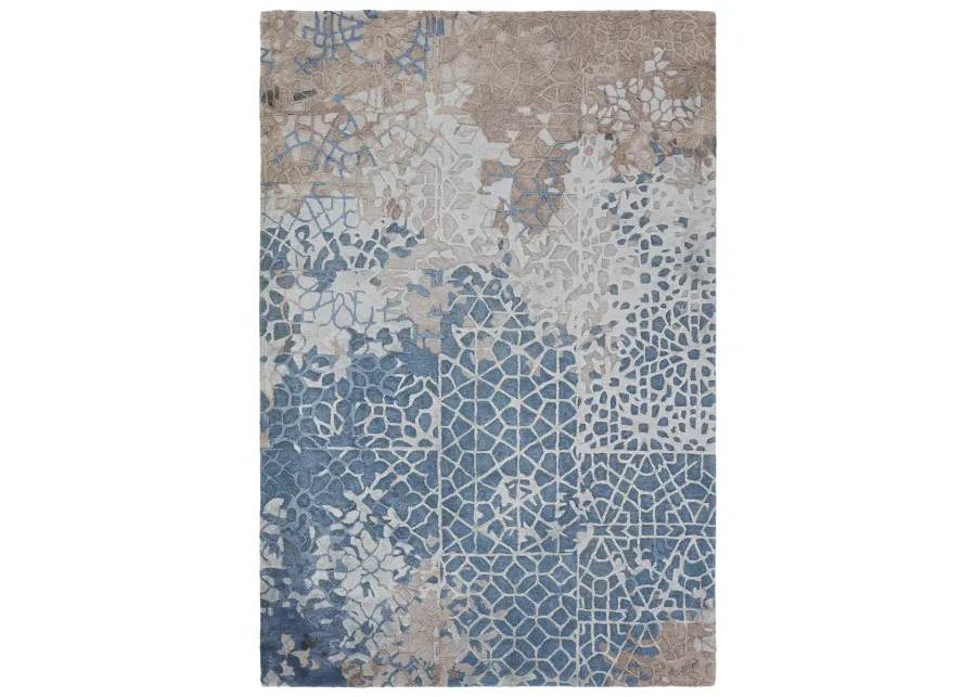 Fragment Sahaj Blue 6' x 9' Rug