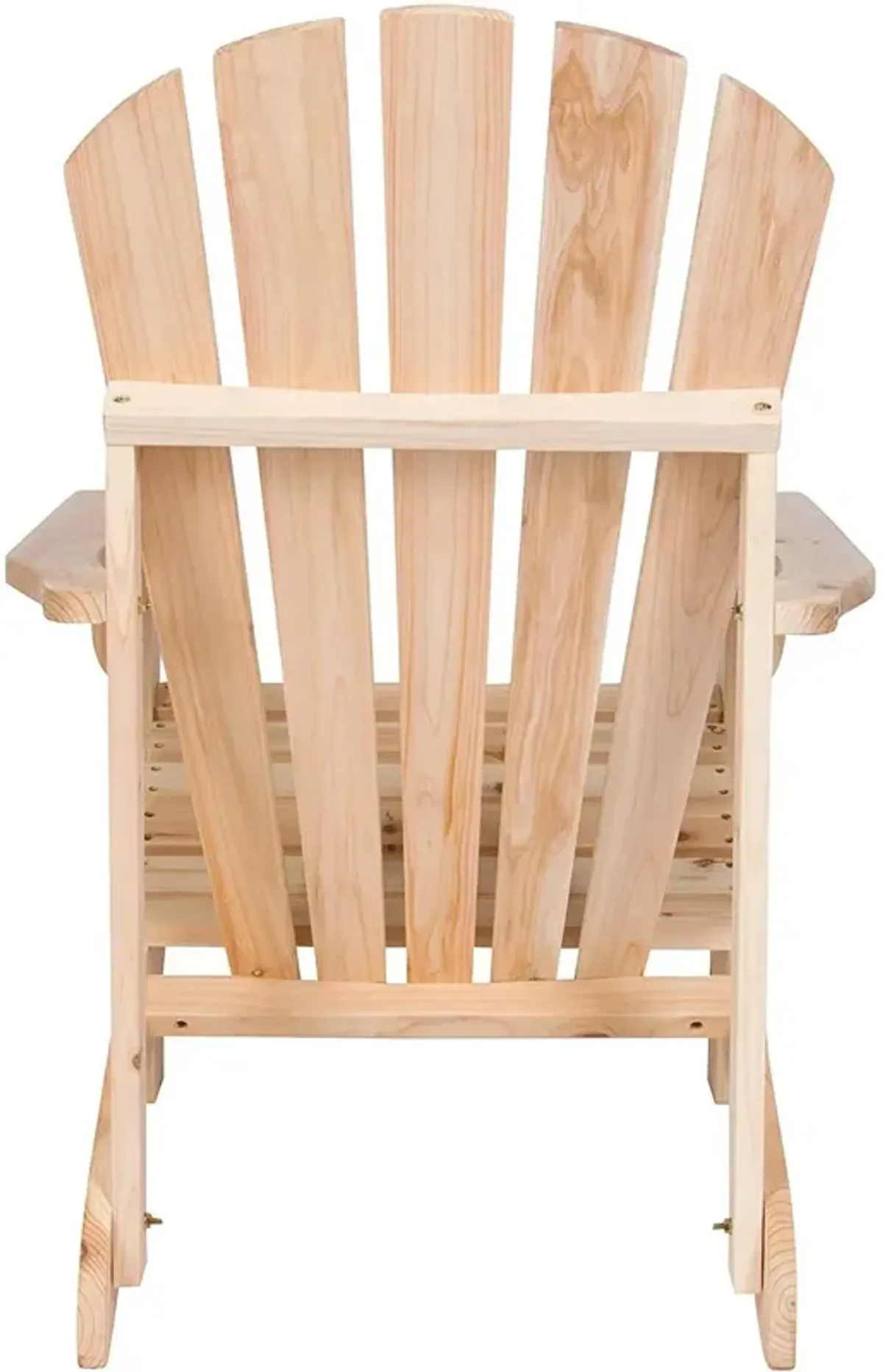 Hivvago Ergonomic Natural Cedar Wood Adirondack Chair