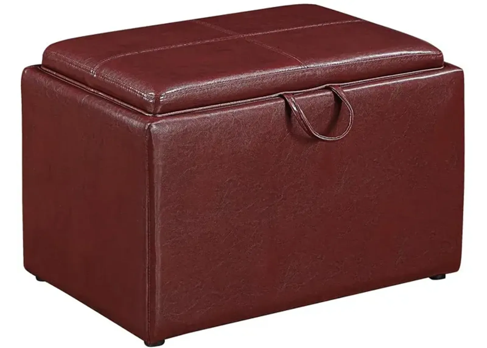 Convience Concept, Inc. Designs4Comfort Accent Storage Ottoman with Reversible Tray