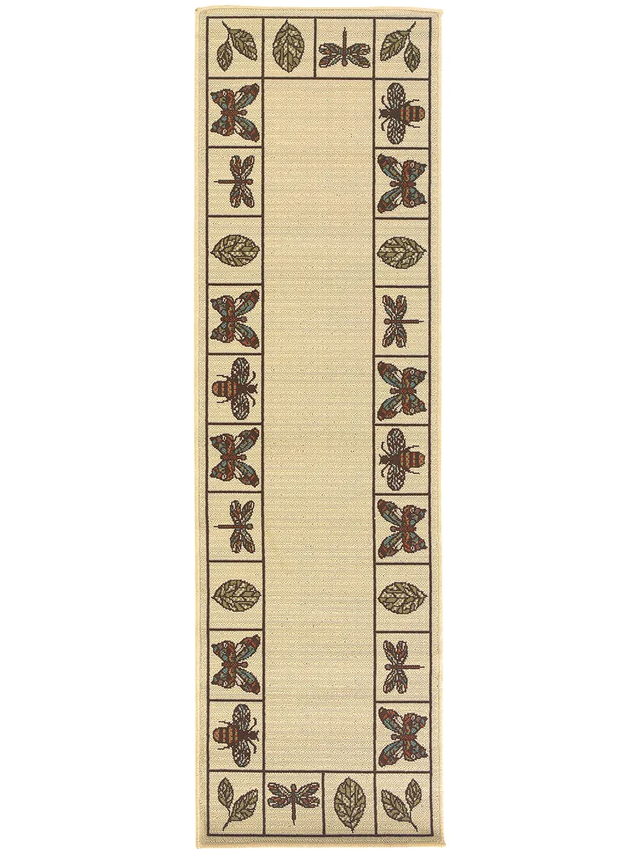 Montego 2'3" x 7'6" Ivory Rug