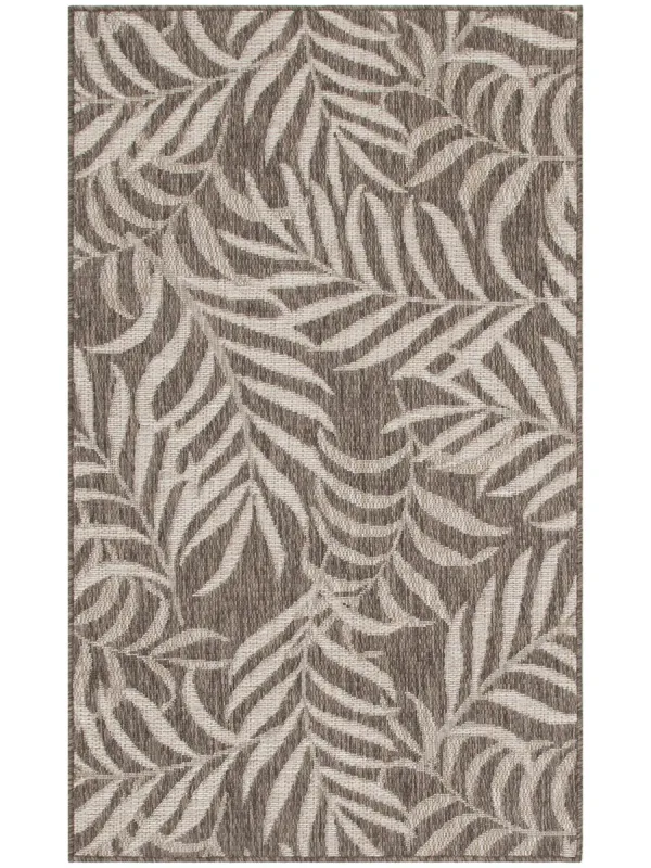Garden Oasis GOA01 Mocha 3' x 5' Rug