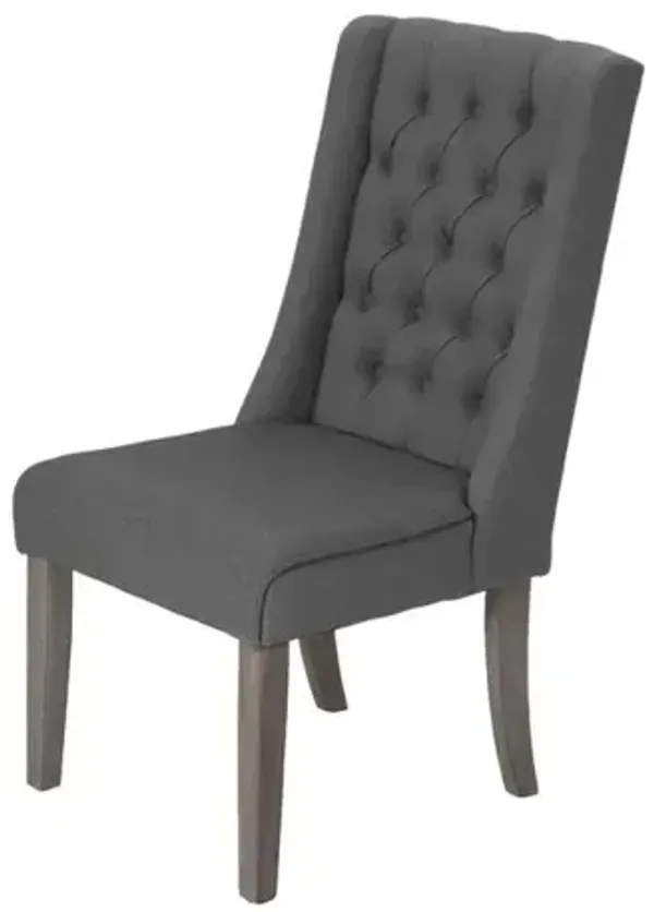 Best Quality Furniture Single Chair, Gray Linen